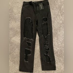 New Ripped Boyfriend Jeans in US Size 6